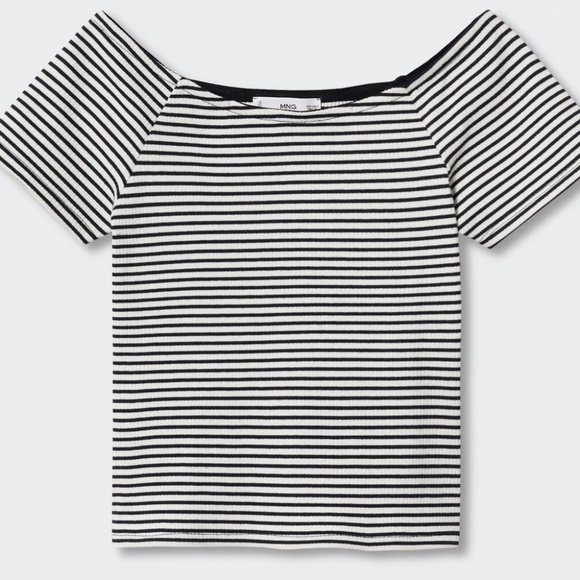 Pre-loved MANGO Striped rib top - Picture 2 of 5